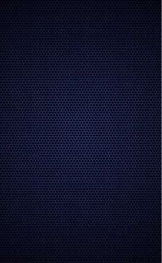 Mavi ve siyah karbon fiberin panoramik dokusu - resimleme