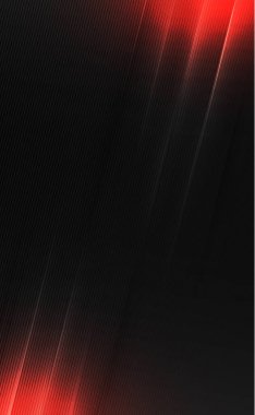 Kırmızı ışıklandırmalı siyah ve gri karbon fiber doku - resimleme