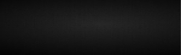 Texture Panoramique Fibre Carbone Noire Grise Illustration — Image vectorielle
