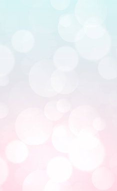 Açık arkaplanda çok renkli bulanık bokeh - Panorama