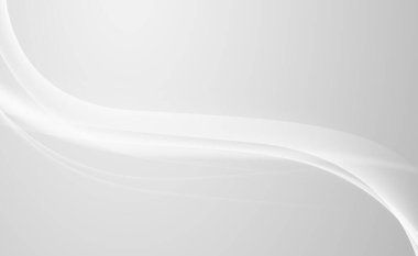 Çizgileri olan soyut beyaz panoramik arkaplan - Vektör illüstrasyonu