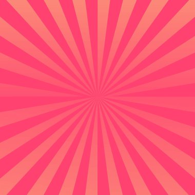 Çizgiler ve noktalarla kırmızı çizgi roman yakınlaştırması - Vektör illüstrasyonu