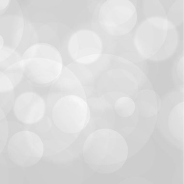 Bokeh efektli beyaz soyut bulanık arkaplan - illüstrasyon