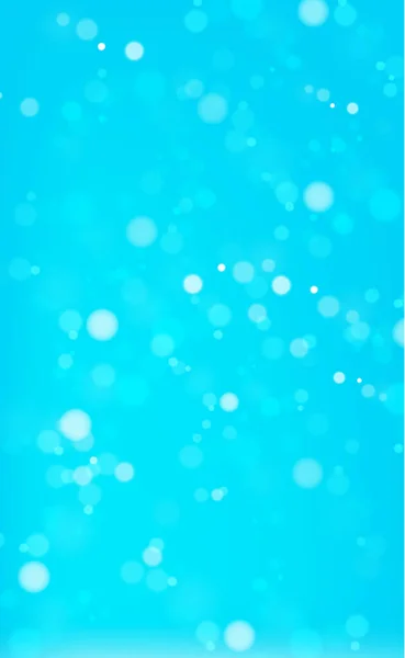 Fondo Borroso Azul Abstracto Con Efecto Bokeh Ilustración — Archivo Imágenes Vectoriales