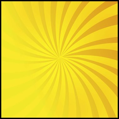 Çizgileri ve parıltısı olan turuncu çizgi roman yakınlaştırması - Vektör illüstrasyonu