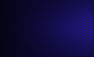 Mavi ve siyah karbon fiberin panoramik dokusu - resimleme