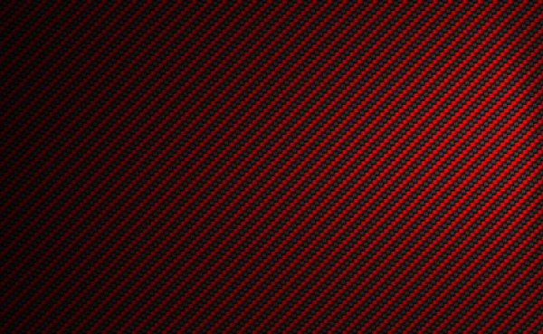 Panoramic Texture Black Red Carbon Fiber Illustration — Stock Photo, Image