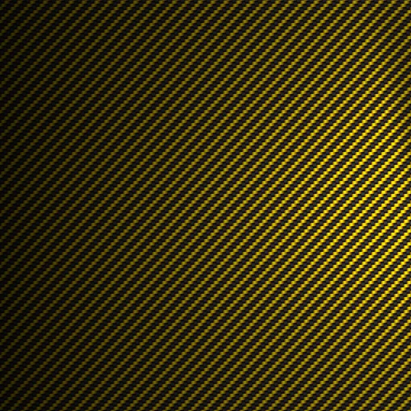 Realistic black and yellow abstract carbon background - illustration