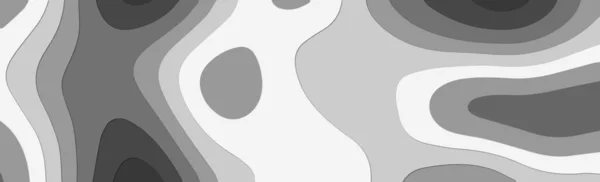 Баннер Абстрактным Фоном Фигурами Бумажными Узорами Иллюстрация — стоковый вектор