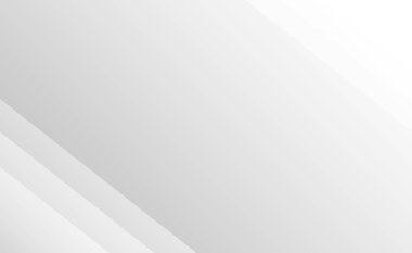 Dalgalı çizgiler ve gölgelerle beyaz vektör panoramik arkaplan