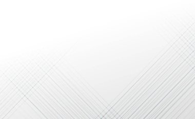 Dalgalı çizgiler ve gölgelerle beyaz vektör panoramik arkaplan