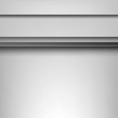 Çoklu katmanlı beyaz ve gri arkaplan - Vektör illüstrasyonu