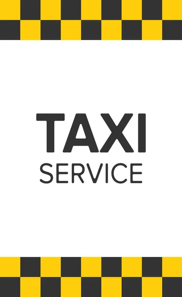 Taksi Stili Vektör Illüstrasyonunda Soyut Arkaplan — Stok Vektör
