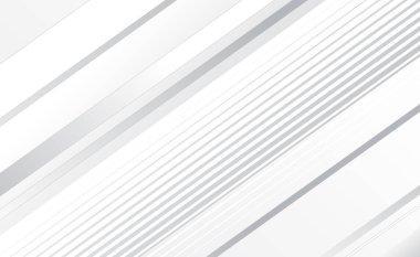 Dalgalı çizgiler ve gölgelerle beyaz vektör panoramik arkaplan