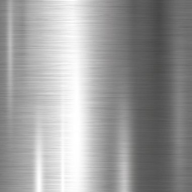 Yansıması olan gümüş metalin dokusu - arka plan
