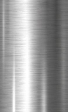 Yansıması olan gümüş metalin dokusu - arka plan