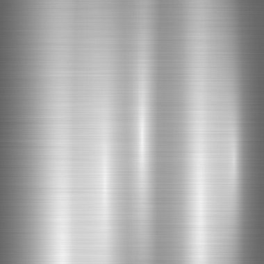 Yansıması olan gümüş metalin dokusu - arka plan