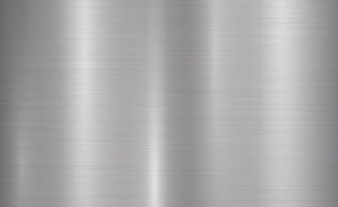 Yansıması olan gümüş metalin dokusu - arka plan