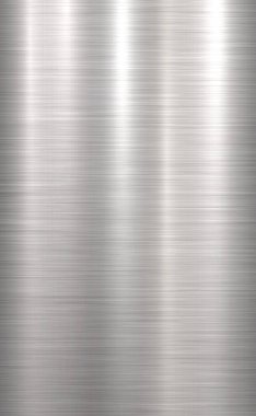 Yansıması olan gümüş metalin dokusu - arka plan