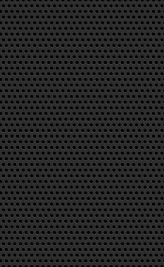 Maddesel delikli koyu arkaplan dokusu - Vektör illüstrasyonu