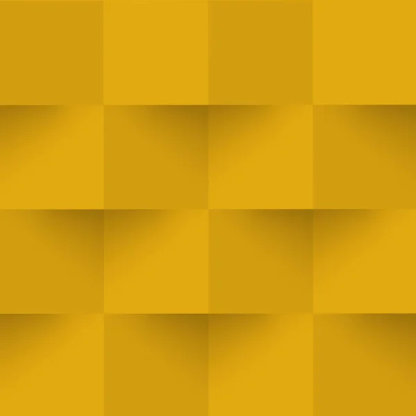 Fond Orange Abstrait Gabarit Web Carrés Avec Ombre Illustration Vectorielle — Image vectorielle