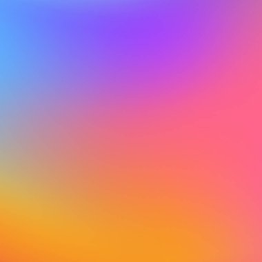 Bulanık büyük panoramik yaz arkaplanı çok renkli gradyan - illüstrasyon