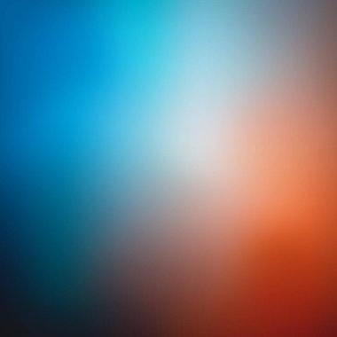 Bulanık büyük panoramik yaz arkaplanı çok renkli gradyan - illüstrasyon