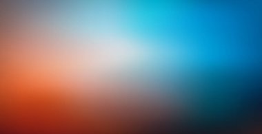 Bulanık büyük panoramik yaz arkaplanı çok renkli gradyan - illüstrasyon