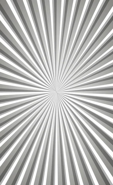 Abstrato Raios Sol Preto Branco Ilustração Vetorial — Vetor de Stock
