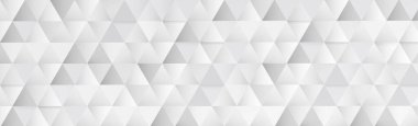 Soyut beyaz - birçok üçgenli gri arkaplan dokusu - Vektör illüstrasyonu