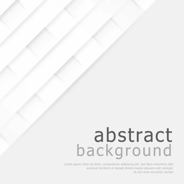 Abstraktní Pozadí Bílé Šedé Obdélníky Místo Pro Reklamní Text Vektorové — Stockový vektor