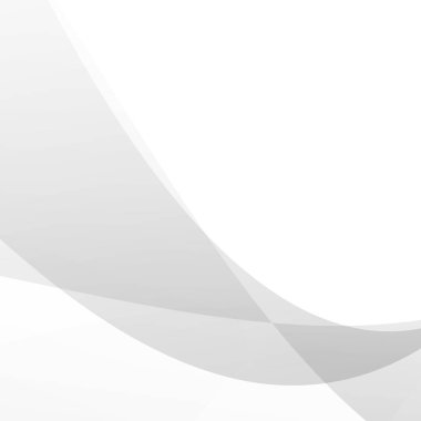 Beyaz arkaplanda soyut gri çizgiler - Vektör illüstrasyonu