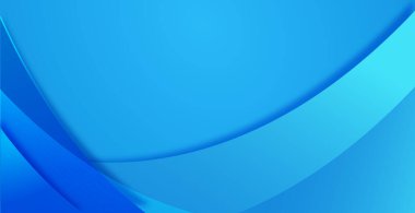 Işık çizgileri olan soyut mavi - cyan arkaplan - Vektör illüstrasyonu