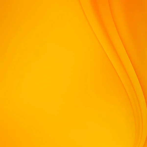 Fond Orange Jaune Abstrait Avec Des Lignes Ondulées Illustration Vectorielle — Image vectorielle