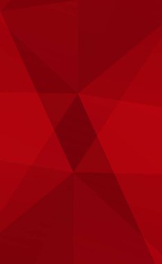 Soyut kırmızı arkaplan, koyu üçgen kümesi - Vektör illüstrasyonu