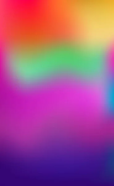 Sløret Stor Panoramisk Sommer Baggrund Flerfarvet Gradient Illustration – Stock-vektor