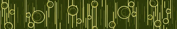 Абстрактный Зеленый Фон Желтыми Линиями Векторная Иллюстрация — стоковый вектор