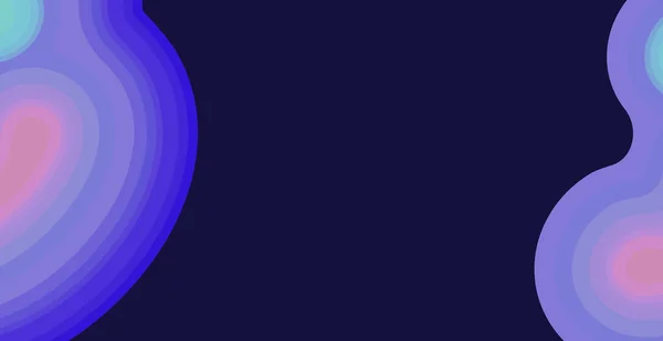 Абстрактный Синий Фон Волнистыми Линиями Векторная Иллюстрация — стоковый вектор