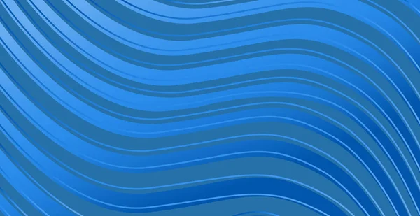 Абстрактний Синій Фон Хвилястими Лініями Векторні Ілюстрації — стоковий вектор