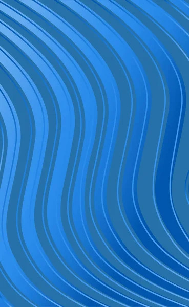 带波浪形线的抽象蓝色背景 矢量图解 — 图库矢量图片