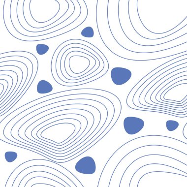 Kusursuz desen, beyaz arkaplanda çeşitli geometrik şekiller - Vektör illüstrasyonu