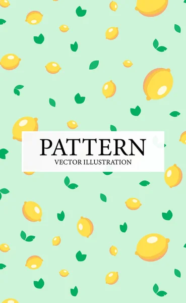 Seamless Pattern Various Realistic Ripe Fruits Vector Illustration — Stock Vector