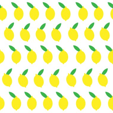 Kusursuz desen, çeşitli gerçekçi olgun meyveler - Vektör çizimi