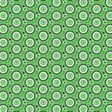 Kusursuz renkli arkaplan deseni, çeşitli geometrik şekiller - Vektör illüstrasyonu