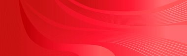 Gradyan çizgileri olan soyut kırmızı arkaplan - Vektör illüstrasyonu