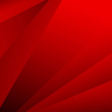 Kırmızı arkaplandaki ses düzlemsel çizgiler - Vektör arkaplanı