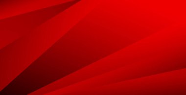 Kırmızı arkaplandaki ses düzlemsel çizgiler - Vektör arkaplanı