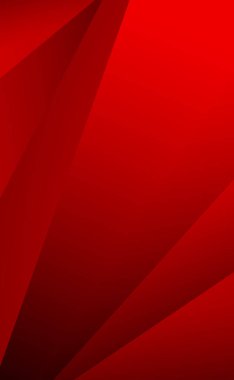 Kırmızı arkaplandaki ses düzlemsel çizgiler - Vektör arkaplanı