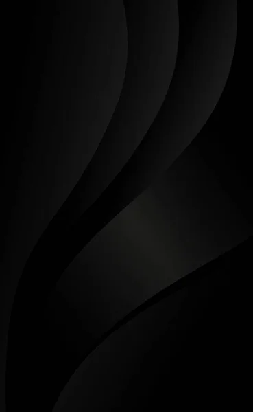 Abstrakt mörk svart strukturerad panorama bakgrund - vektor — Stock vektor