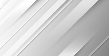 Abstract light line background with glow and shadow - Vector illustration
